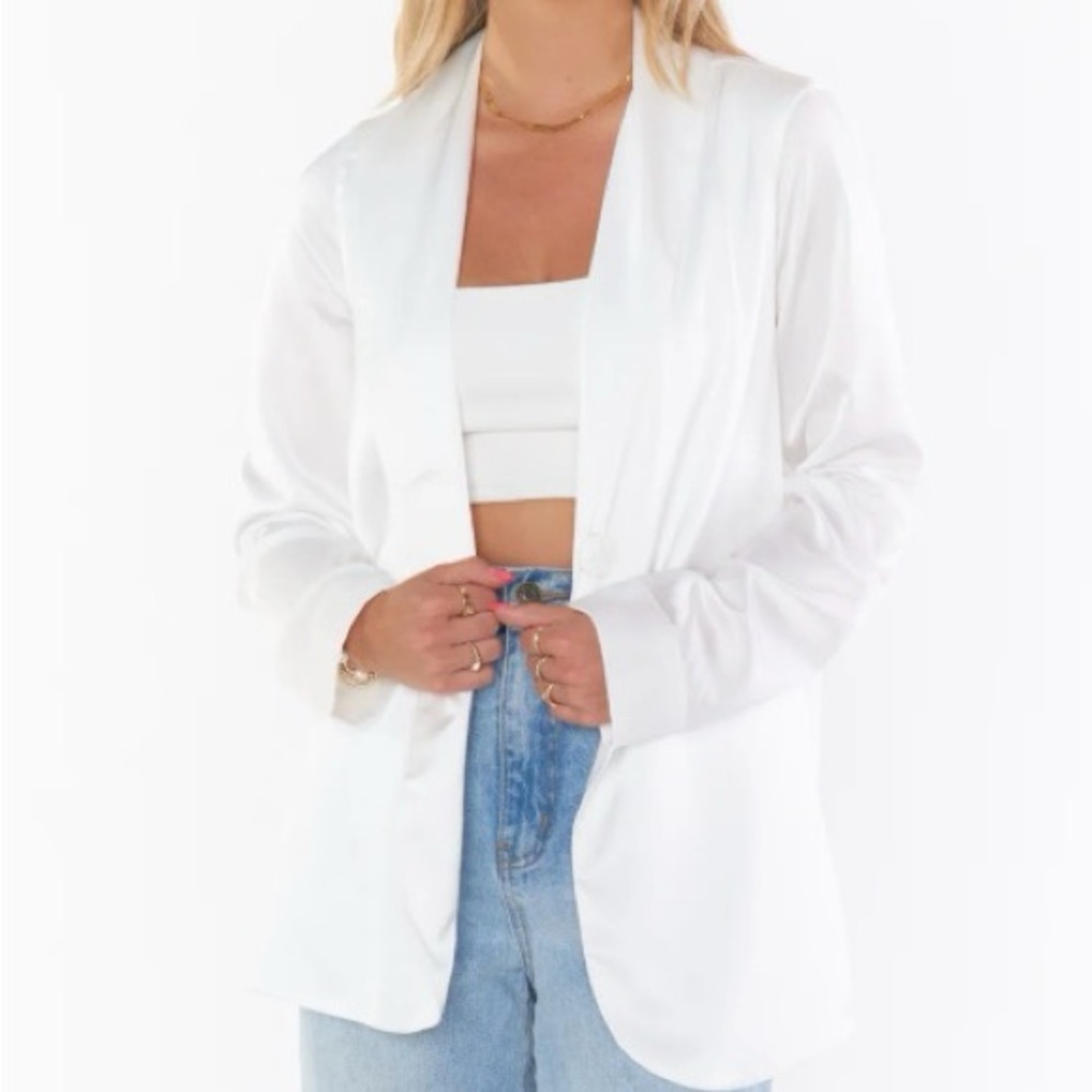 Felix Blazer - Show Me Your MuMu White Blazer